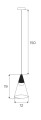 Lampa wisząca magnetyczna system ZIGBEE 6W 187LM 2700/5000K - M0015Z Maxlight