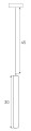 Lampa wisząca magnetyczna system DALI 5W 361LM 3000K - M0012D Maxlight