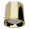 Złota lampa sufitowa spot natynkowy 1xGU10 IP65 do łazienki FORM C0217 MAXLIGHT