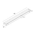 Uchylny złoty kinkiet nad lustro IP44 60cm podłużny FLINK 18W LED W0319 MAXLIGHT