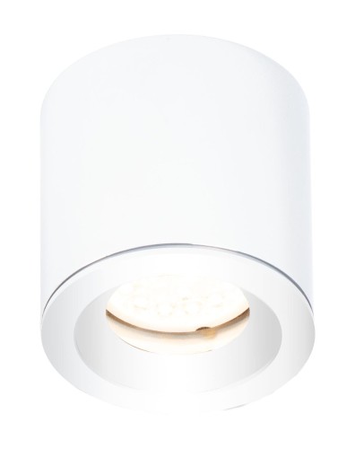 Biała lampa natynkowa spot IP65 do łazienki 1xGU10 FORM C0215 MAXLIGHT