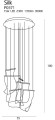 Nowoczesna, subtelna lampa wisząca SILK 15W LED do sypialni P0371D MAXLIGHT