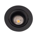 Maxlight Bellatrix  H0118 Oprawa Wpustowa Bellatrix Tilted Czarna - Bez Modułu Świetlnego Led H0112