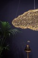 Deisignerska lampa wisząca w złotym odcieniu do salonu LED STARDUST P0432 MAXLIGHT