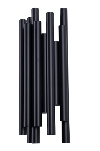 Czarny kinkiet nowoczesny do salonu, sypialni ORGANIC 8x1W W0286 MAXLIGHT
