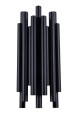 Czarny kinkiet nowoczesny do salonu, sypialni ORGANIC 8x1W W0286 MAXLIGHT