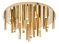 Złota lampa sufitowa z rurkami 33x1W LED do salonu 60cm ORGANIC C0188D MAXLIGHT