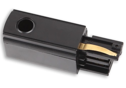 Maxlight Track Końcówka Zasilająca Lewa Czarna MHT1-C/L-BK