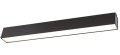 Czarna, podłużna lampa sufitowa do korytarza, holu, 18W LED LINEAR C0190 MAXLIGHT