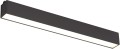 Czarna, podłużna lampa sufitowa do korytarza, holu, 18W LED LINEAR C0190 MAXLIGHT