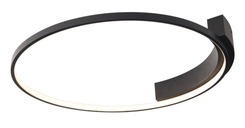 Czarna lampa sufitowa, okrągła obręcz, LED 25W LED 40cm VELVET C0198 MAXLIGHT
