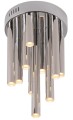 Lampa sufitowa z rurkami różnej długości kolor chrom 10x1W LED ORGANIC C0117D MAXLIGHT