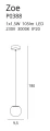 Maxlight Zoe P0388 Lampa Wisząca Chrom
