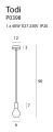 Maxlight Todi P0398 Lampa Wisząca