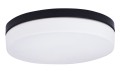 Czarno-biały, okrągły plafon IP44 40cm 3xE27 do kuchni, korytarza ODA C0194 MAXLIGHT