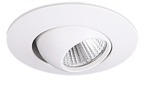 Oprawa podtynkowa  wpuszczana biała uchylna 3W LED barwa ciepła YUCA H0104 MAXLIGHT