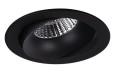 Ruchome, uchylne oczko podtynkowe wpuszczane czarne  LED 8W ARYA H0099 MAXLIGHT