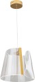 Lampa wisząca ze stożkowym kloszem nowoczesna glamour 8W LED SEDA P0384 MAXLIGHT