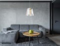 Lampa wisząca ze stożkowym kloszem nowoczesna glamour 8W LED SEDA P0384 MAXLIGHT