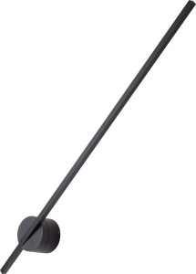 Czarny, smukły kinkiet, obracany regulowany, LED 8,4W do salonu SPIDER W0267 MAXLIGHT