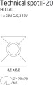 Maxlight Technical Spot H0070 Oprawa Podtynkowa