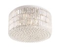Lampa sufitowa ze szklanymi kryształkami 80x35 cm glamour PUCCINI C0129 MAXLIGHT