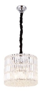 Lampa wisząca z kryształkami, styl glamour, do salonu 40cm 11xE14 PUCCINI P0266 MAXLIGHT