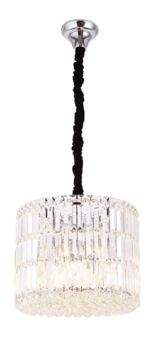 Lampa wisząca z kryształkami, styl glamour, do salonu 40cm 11xE14 PUCCINI P0266 MAXLIGHT