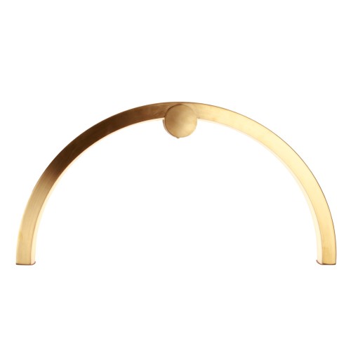 Lampa ścienna kinkiet złoty, kształt łuku, LED 16W do salonu ARC W0336 MAXLIGHT