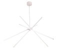 Lampa wisząca biała z liniowymi kloszami LED 33W do sypialni 3000K SPIDER P0270 MAXLIGHT