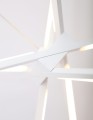 Lampa wisząca biała z liniowymi kloszami LED 33W do sypialni 3000K SPIDER P0270 MAXLIGHT