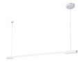 Biała, liniowa lampa wisząca podłużna do biura LED 26W ORGANIC P0361 MAXLIGHT