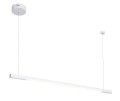 Biała lampa wisząca pozioma liniowa, podłużna szerokość 100cm, 16W ORGANIC P0357 MAXLIGHT