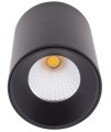 Czarna lampa sufitowa spot natynkowy tubka 8W LED do salonu CHIP C0163 MAXLIGHT