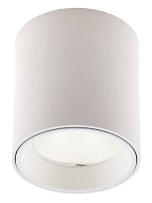 Spot biały natynkowy 7W LED barwa ciepła do korytarza TUB C0155 MAXLIGHT