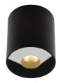 Natynkowy czarny spot tubka IP54 do salonu, jadalni 13W LED PLAZMA C0151 MAXLIGHT