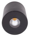 Natynkowy czarny spot tubka IP54 do salonu, jadalni 13W LED PLAZMA C0151 MAXLIGHT