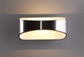 Kinkiet HUGO o opływowym kształcie do salonu 5W LED kolor czarny W0053 MAXLIGHT