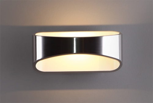 Kinkiet HUGO o opływowym kształcie do salonu 5W LED kolor czarny W0053 MAXLIGHT