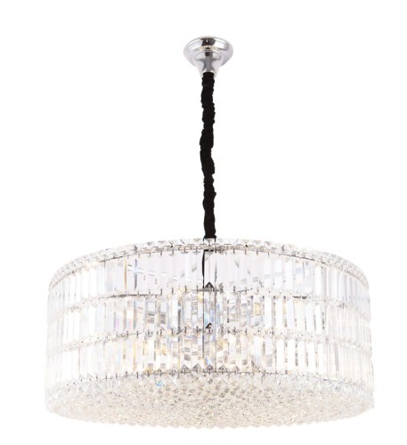 Duży żyrandol z kryształkami do wnętrz glamour 28xE14 PUCCINI P0268 MAXLIGHT