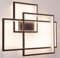 Czarny kinkiet LED o geometrycznym kształcie 45W do korytarza GEOMETRIC W0233D MAXLIGHT