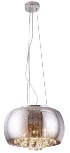 Lampa wisząca ze szklanym kloszem i dekoracyjnymi sopelkami 5xG9 MOONLIGHT P0076-05L MAXLIGHT
