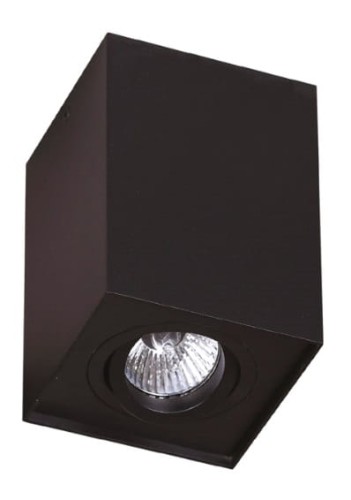 Czarna lampa natynkowa uchylna spot na gwint GU10 do kuchni BASIC C0071 MAXLIGHT