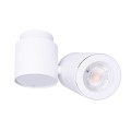 Lampa sufitowa reflektorek biały z ruchomym ramieniem 1xGU10 BARRO C0036 MAXLIGHT