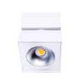 Biała lampa natynkowa z ruchomą głowicą 1x15,4W LED do przedpokoju ARTU C0106 MAXLIGHT