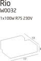 Maxlight Rio W0032 Kinkiet