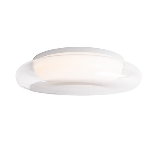 Biały plafon DUO 47cm 18W LED do kuchni, przedpokoju, jadalni C0234 MAXLIGHT