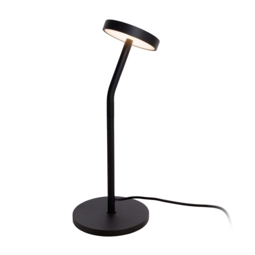Czarna, nowoczesna lampka stołowa 35cm 6W LED na komodę IBIZA T0061 MAXLIGHT
