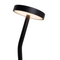Czarna, nowoczesna lampka stołowa 35cm 6W LED na komodę IBIZA T0061 MAXLIGHT