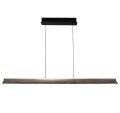 Czarno-szara podłużna lampa wisząca nad stół do jadalni 39,5W LED P0595 Maxlight